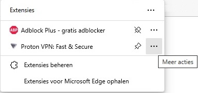 Meer acties